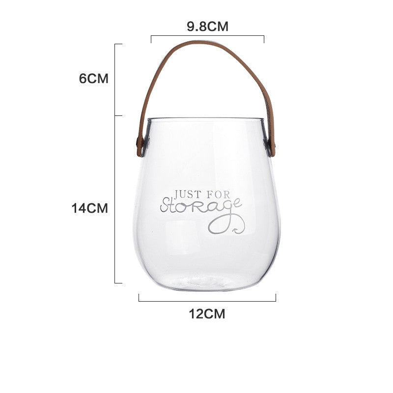 Decorative ornaments for dried flowers in portable vases