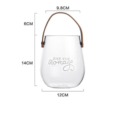 Decorative ornaments for dried flowers in portable vases