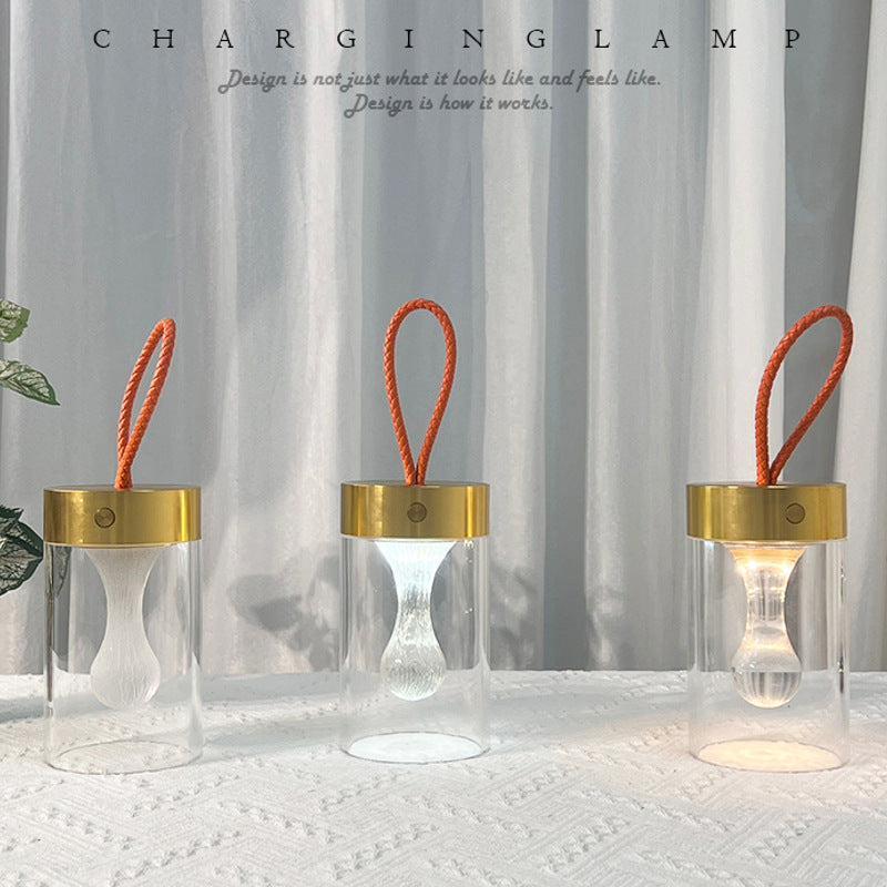 Stalactite Water Drop Charging Portable Outdoor Camping Night Light