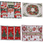 Christmas Home Decoration Products Knitted Cloth Placemats