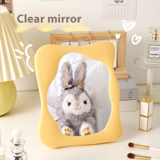 Simple Special-shaped Living Room Cosmetic Mirror Desktop Plastic Irregular Cosmetic Mirror